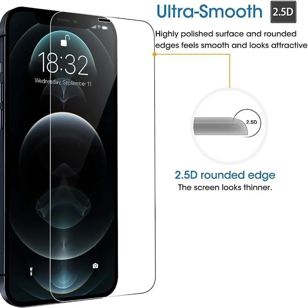 Amovo Screen Protector Iphone X Glass Black Border NIB